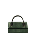 Emerald Green Top-Handle Handbag