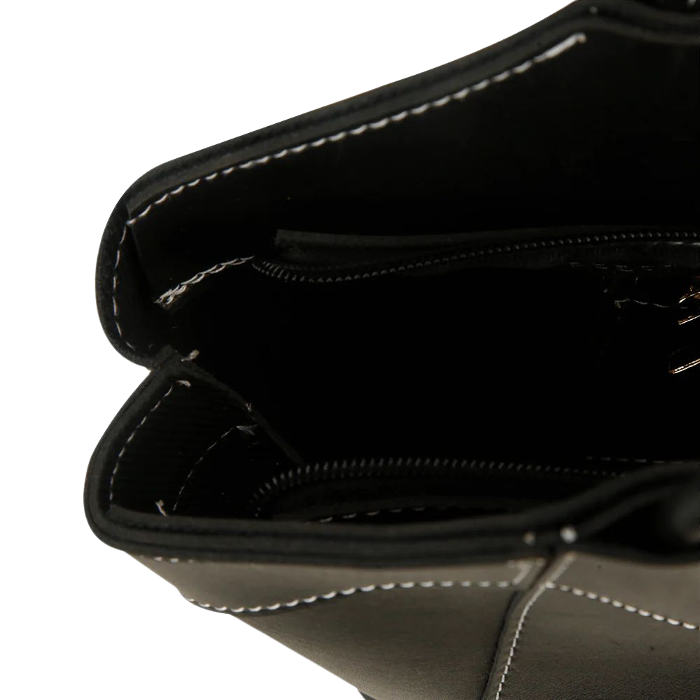 Black Top-Handle Bag