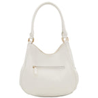 Faux Leather Medium Hobo Bag
