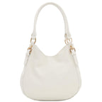 Faux Leather Medium Hobo Bag