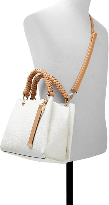 Woven-Textured Shoulder Bag