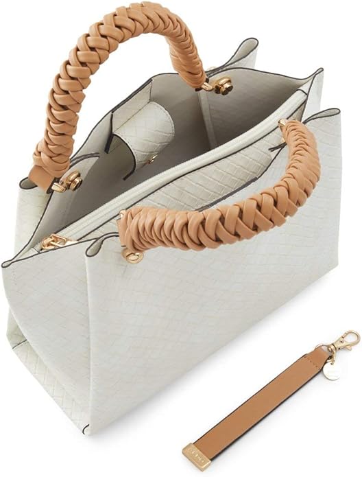 Woven-Textured Shoulder Bag