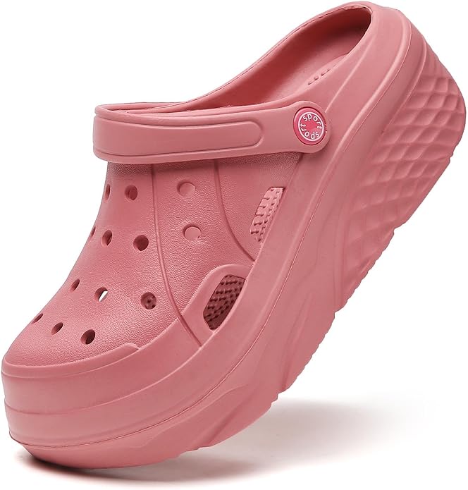 Women's Platform Clogs Slippers Slip On Slide Wedge Sandals for Women