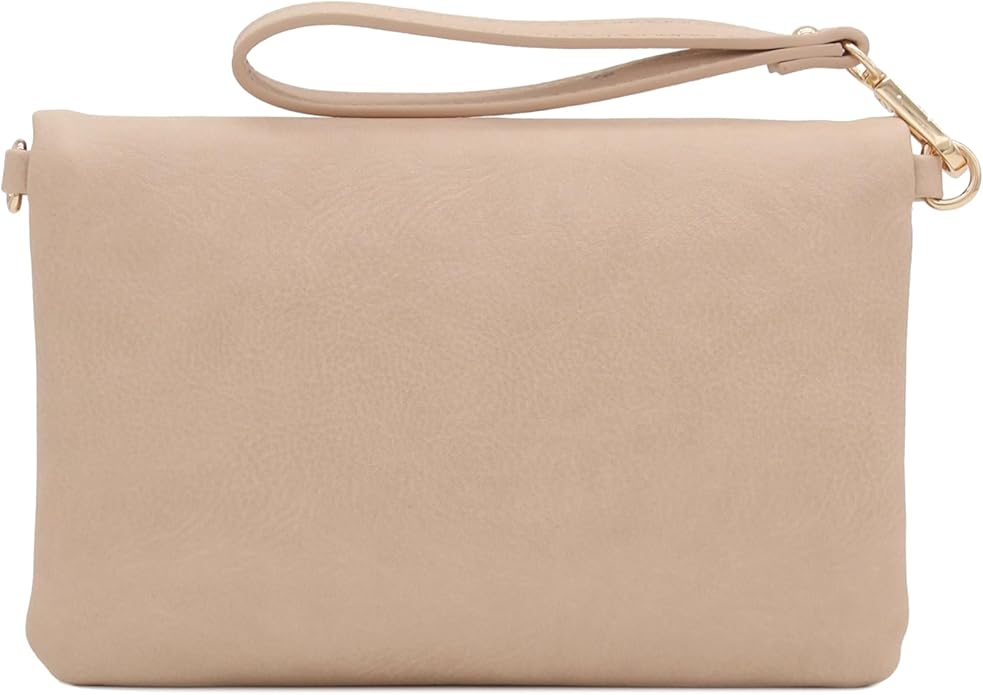 Beige Asymmetrical Flap
