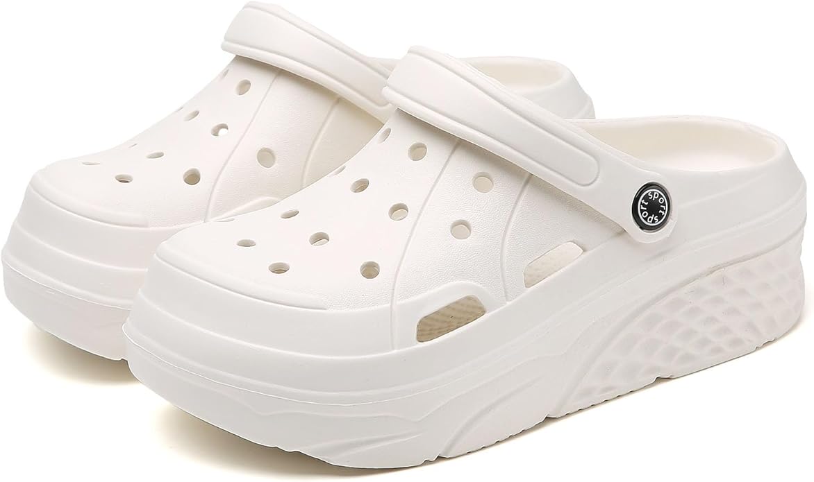 Women's Platform Clogs Slippers Slip On Slide Wedge Sandals for Women