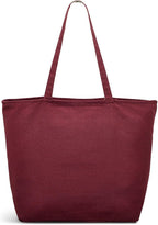 Responsible Large Ziptop Reusable Recycled Canvas Tote