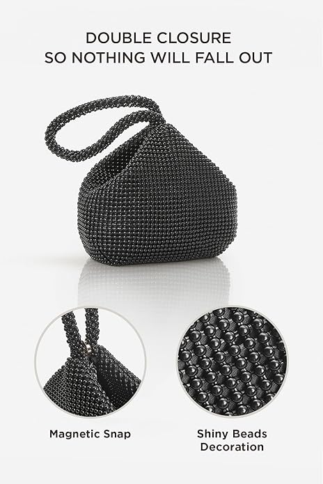 BABEYOND Women's Beaded Clutch