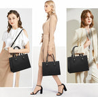 Structured Cross-Hatch Handbag