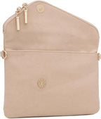 Beige Asymmetrical Flap