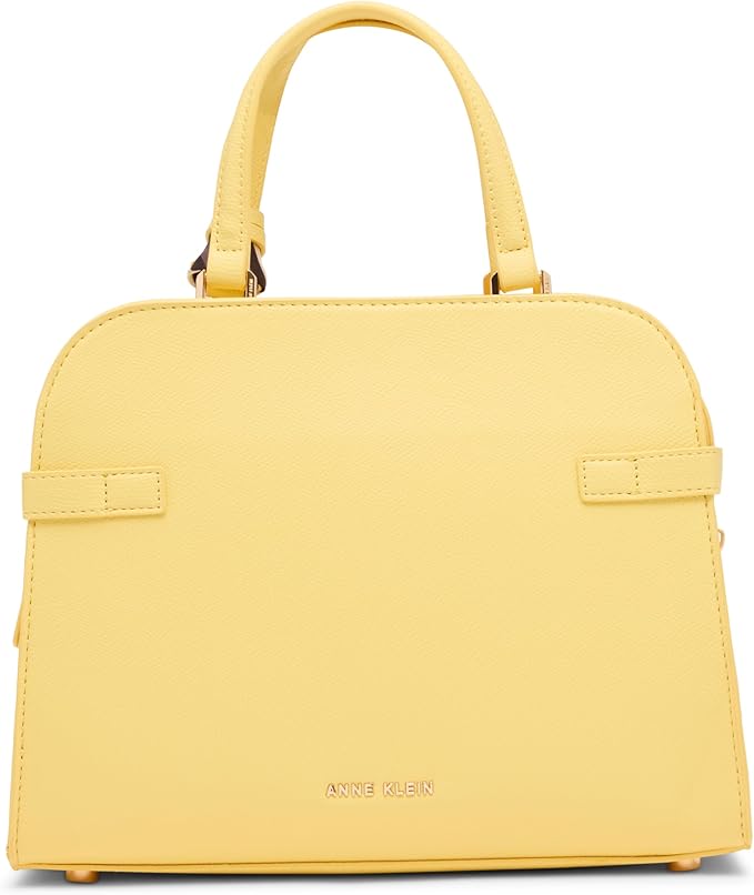 Women's Belted Medium Satchel With Convertible Strap