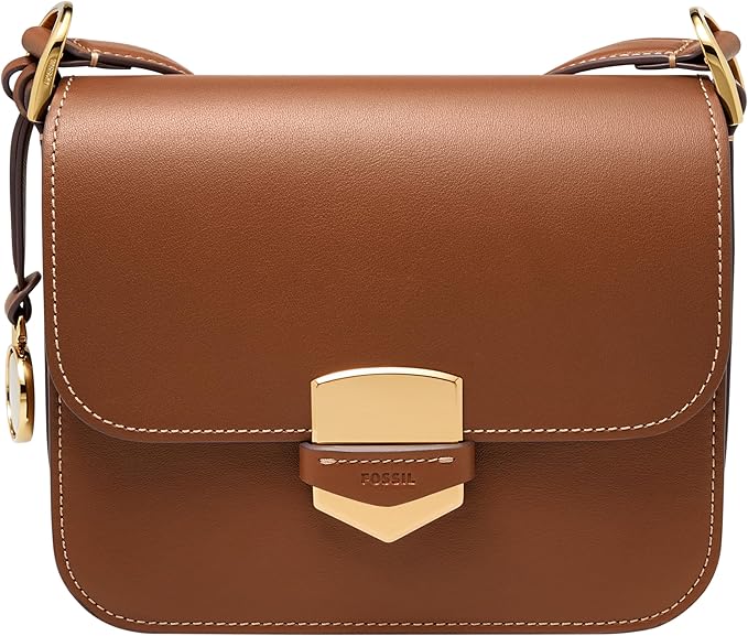 Lennox Leather Large or Small Flap Crossbody Purse Handbag For Women