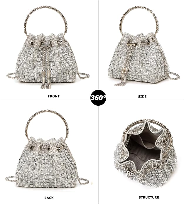 Rhinestone Embellished Clutch