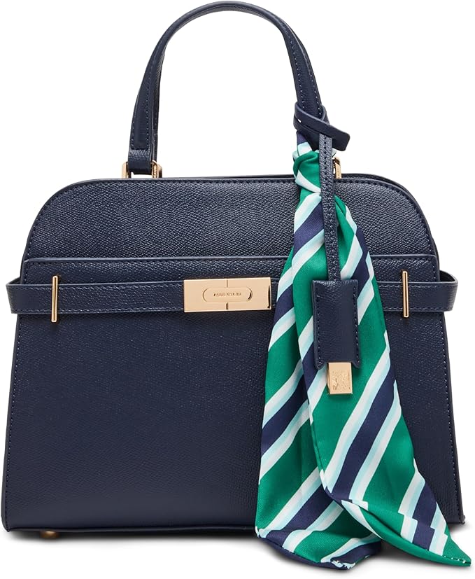 Women's Belted Medium Satchel With Convertible Strap