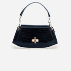 Bamboo Croc Shoulder Bag