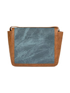 Blue & Dark Orange Classic Handbag