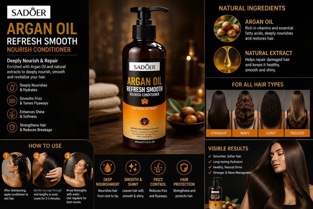 SADOER Argan Oil Refresh Smooth Conditioner