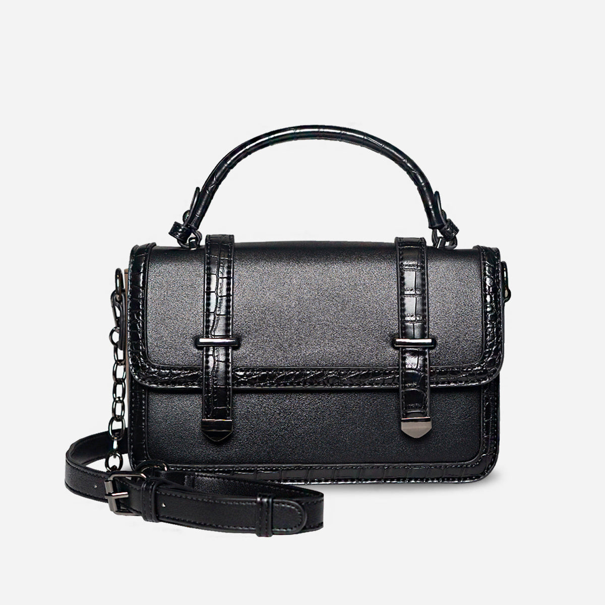 Chroma Croc Shoulder Bag