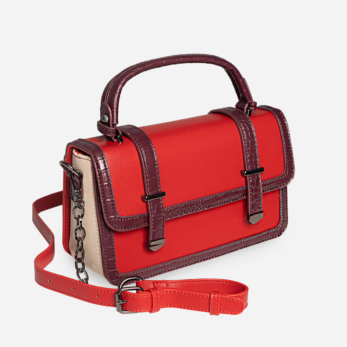 Chroma Croc Shoulder Bag