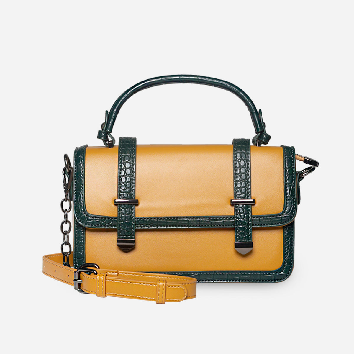 Chroma Croc Shoulder Bag