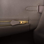 Hermes Etain Togo Birkin 35cm Gold Hardware
