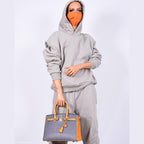 Hermes Birkin 30 HSS Gris Agate & Saffron Ostrich Gold Hardware - 2020, Y