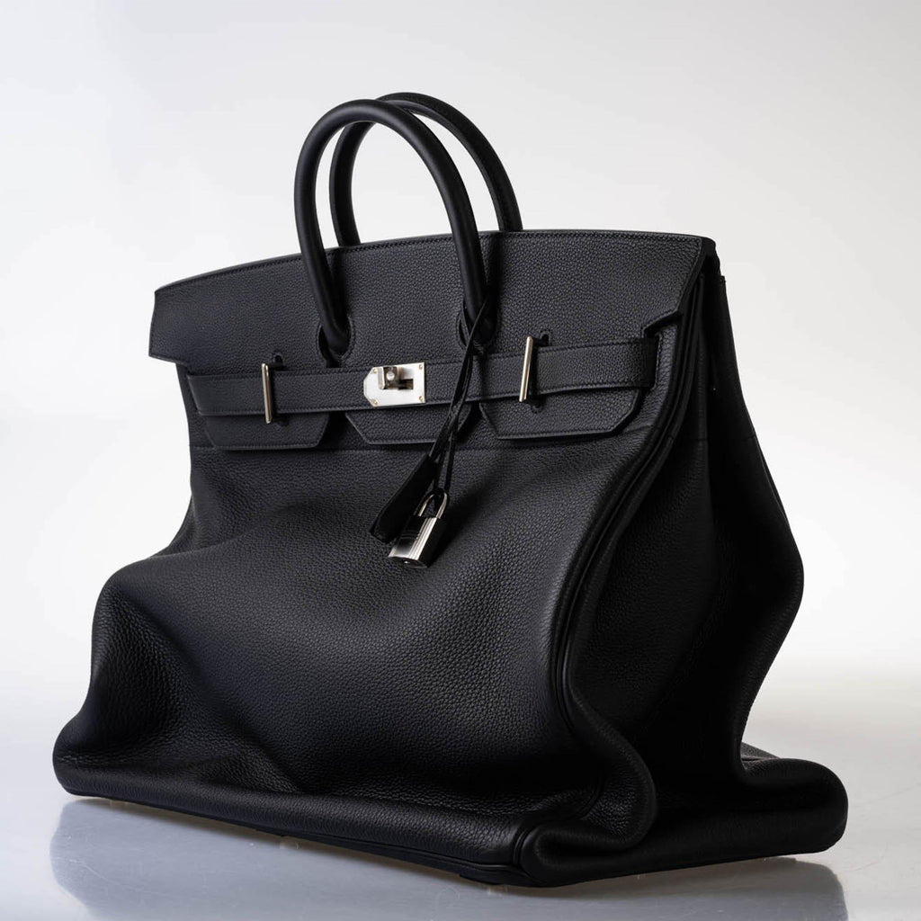 Hermes HAC Birkin 50 Voyager Black Togo leather Palladium Hardware - 2021, Z