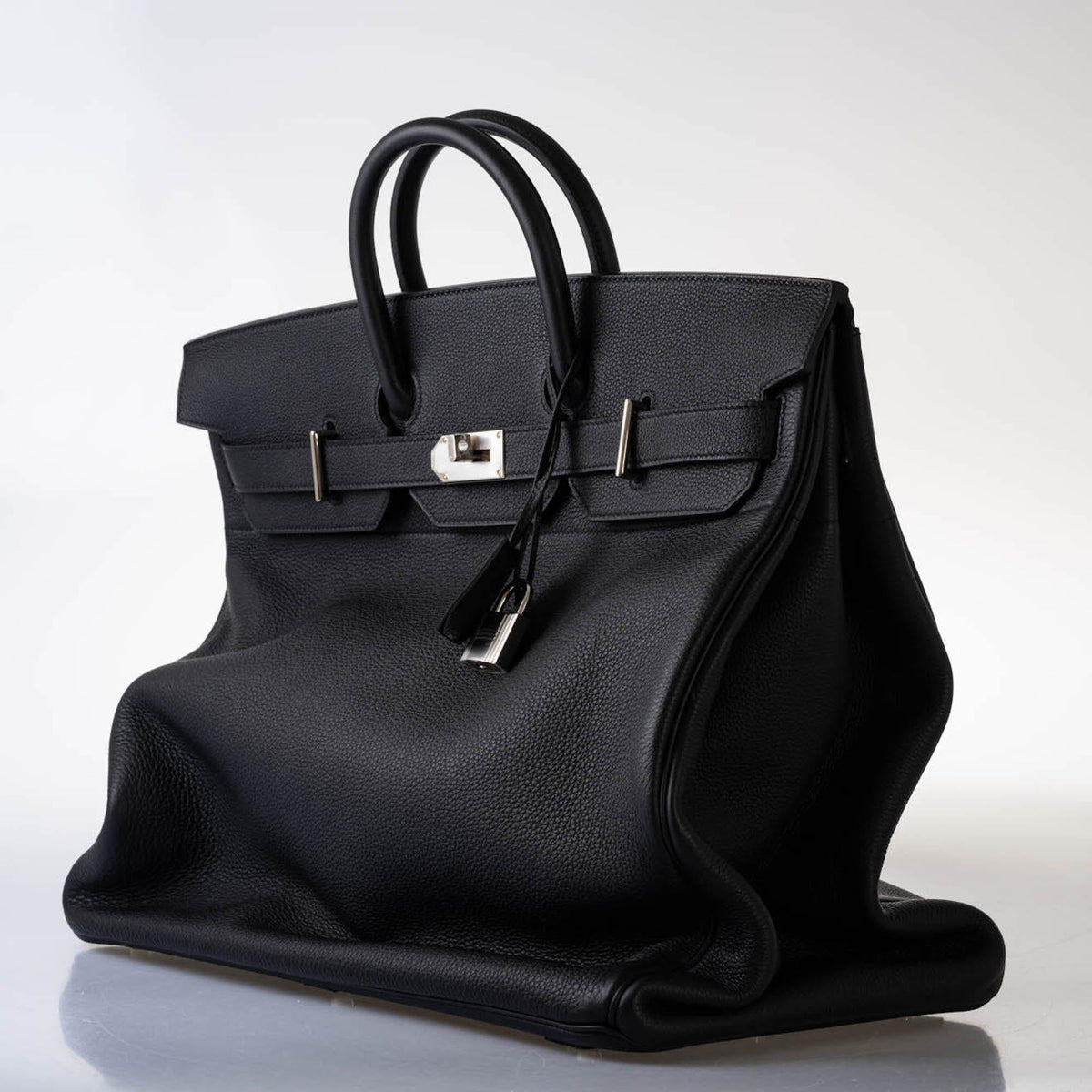 Hermes HAC Birkin 50 Voyager Black Togo leather Palladium Hardware - 2021, Z