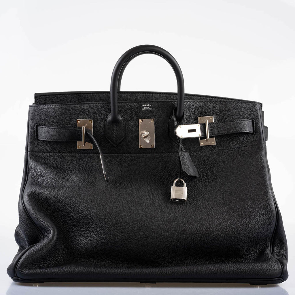 Hermes HAC Birkin 50 Voyager Black Togo leather Palladium Hardware - 2021, Z