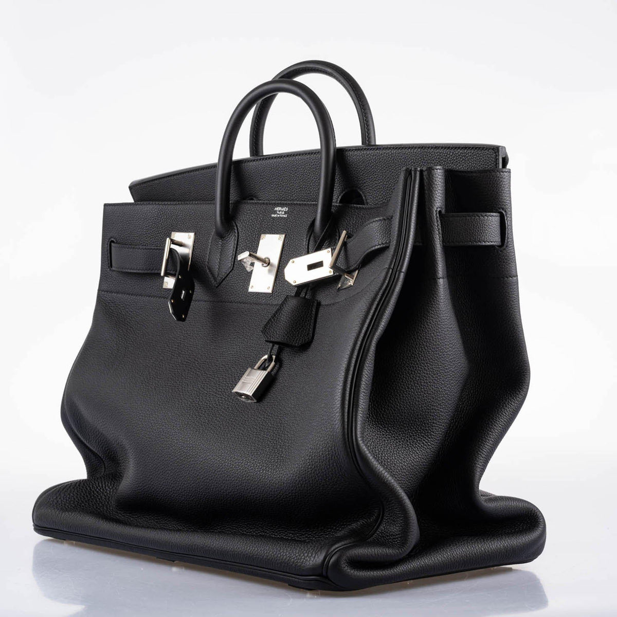 Hermes HAC Birkin 50 Voyager Black Togo leather Palladium Hardware - 2021, Z