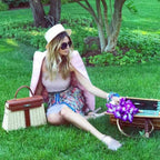 Hermes Kelly 35 Picnic, Wicker & Barenia leather Palladium Hardware - 2018, C
