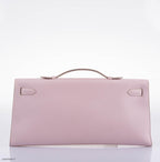 Hermes Kelly Longue Rose Dragee Evergrain with Palladium Hardware - 2007, K Square