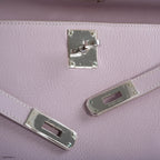 Hermes Kelly Longue Rose Dragee Evergrain with Palladium Hardware - 2007, K Square