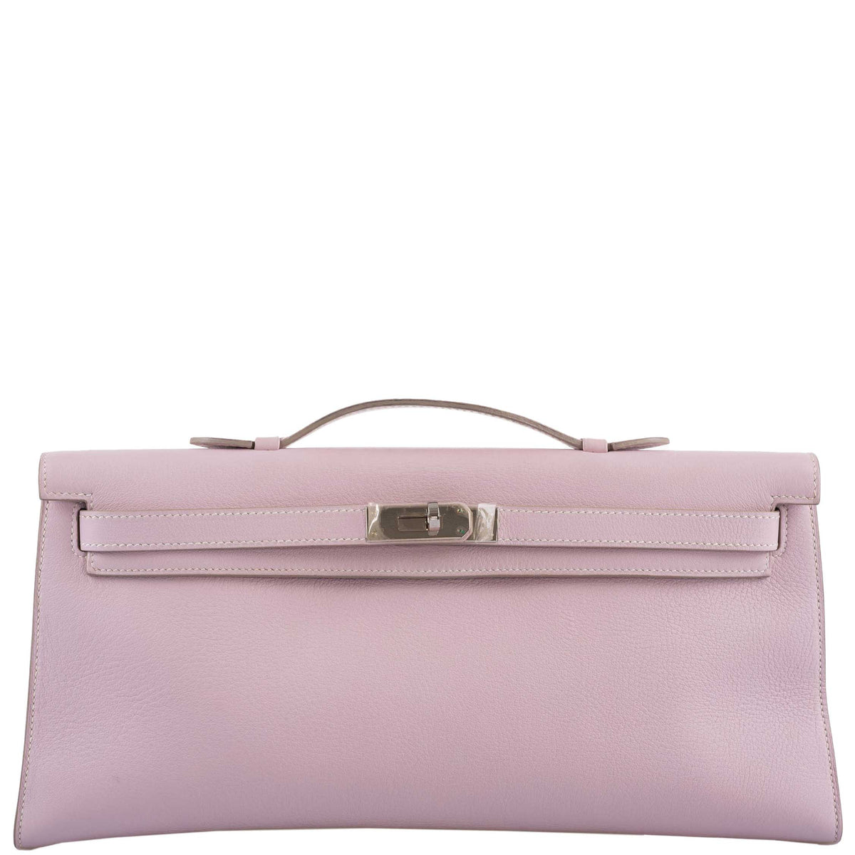 Hermes Kelly Longue Rose Dragee Evergrain with Palladium Hardware - 2007, K Square