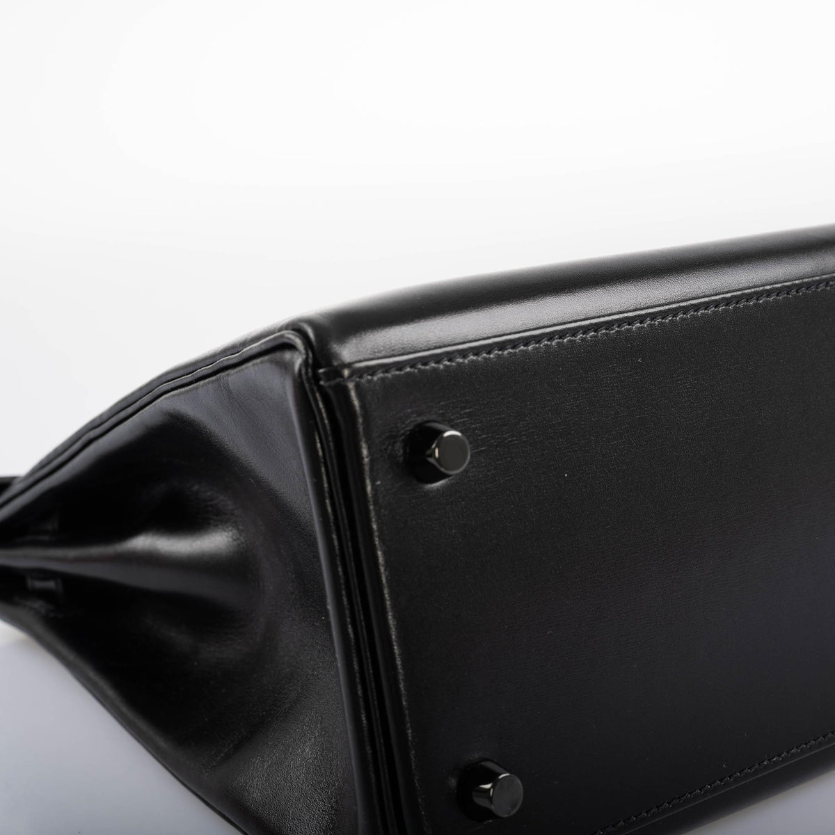 Hermes So Black Kelly 35 Retourne Black Box Leather PVD Hardware - 2011, O Square