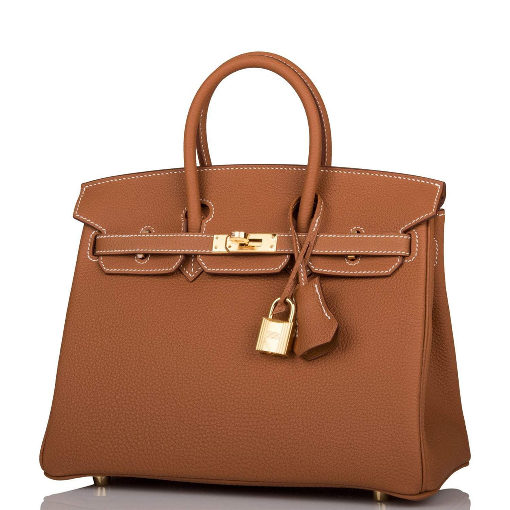 Hermes Birkin 25 Gold Togo Gold Hardware