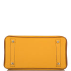 Hermes Birkin 25 Jaune Ambre and Gold Togo Permabrass Hardware