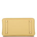 Hermes Birkin 25 Jaune Poussin Togo Gold Hardware