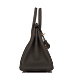 Hermes Birkin 25 Vert de Gris Togo Gold Hardware