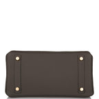 Hermes Birkin 25 Vert de Gris Togo Gold Hardware