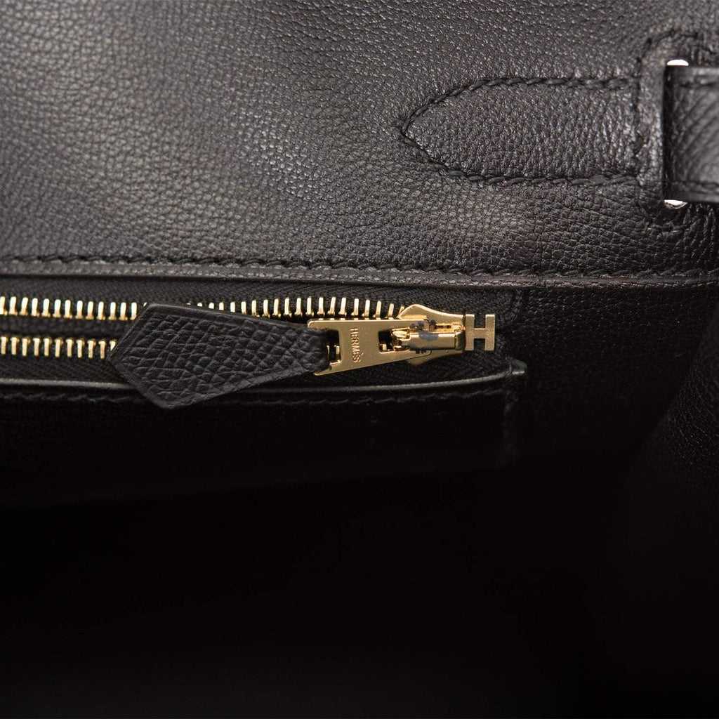 Hermes Birkin 30 Black Epsom Gold Hardware