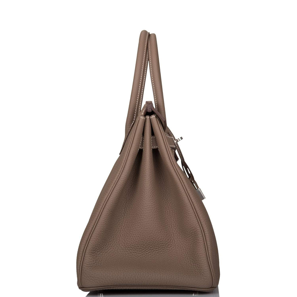 Hermes Birkin 35 Etoupe Togo Palladium Hardware