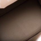 Hermes Birkin 35 Etoupe Togo Palladium Hardware