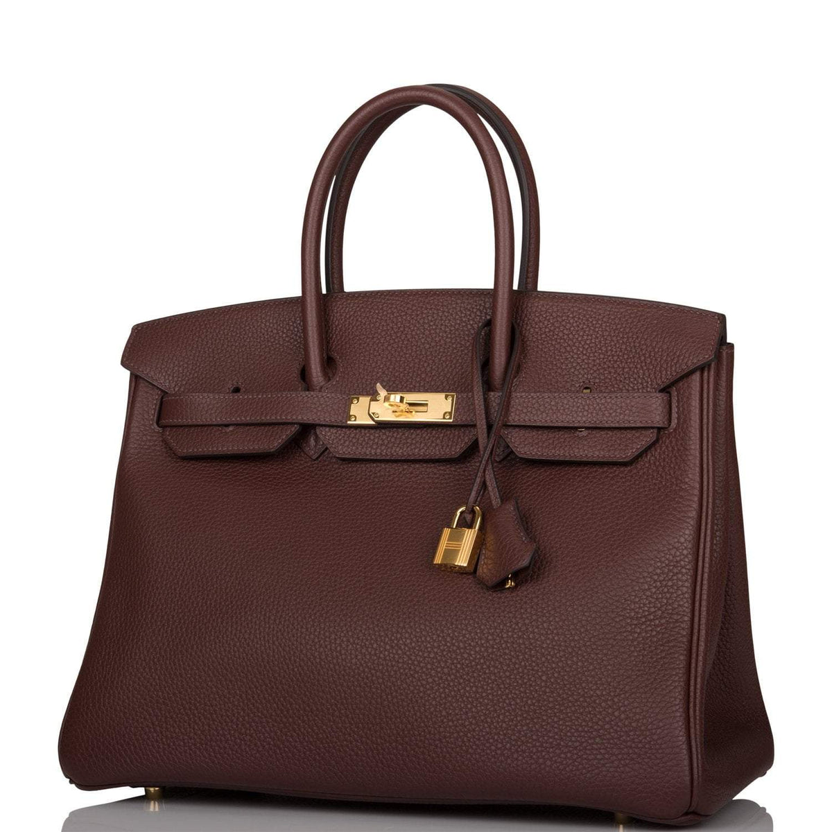 Hermes Birkin 35 Havane Clemence Gold Hardware