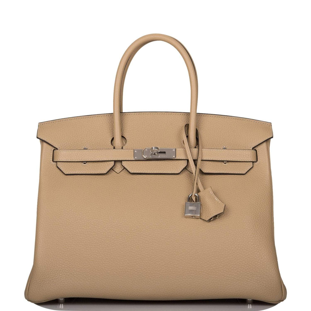 Hermes Birkin 35 Trench Clemence Palladium Hardware