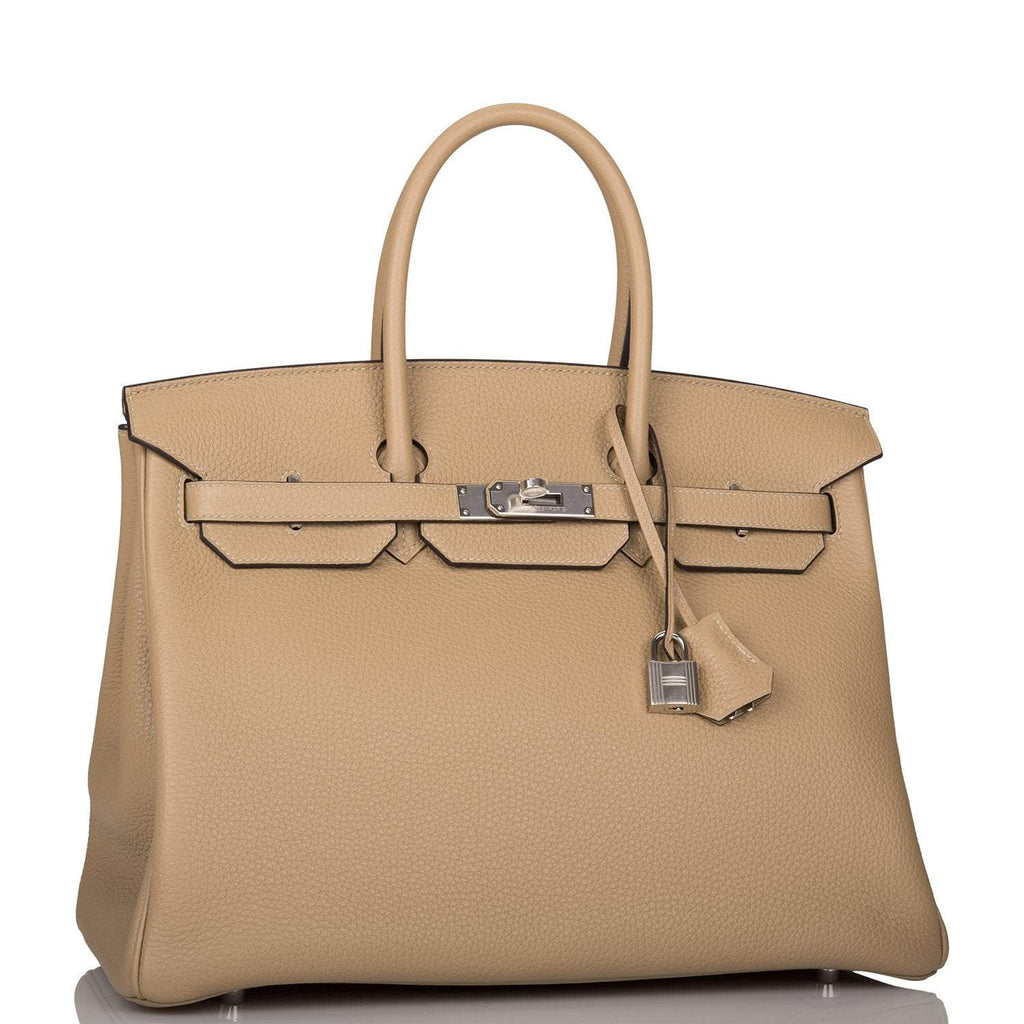 Hermes Birkin 35 Trench Clemence Palladium Hardware