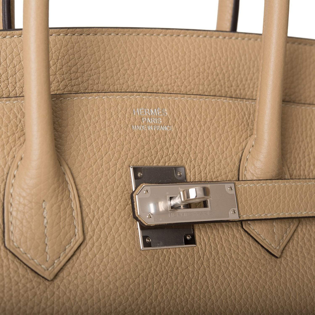 Hermes Birkin 35 Trench Clemence Palladium Hardware