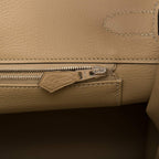 Hermes Birkin 35 Trench Clemence Palladium Hardware