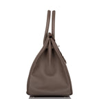 Hermes Birkin 35cm Etain Epsom Palladium Hardware