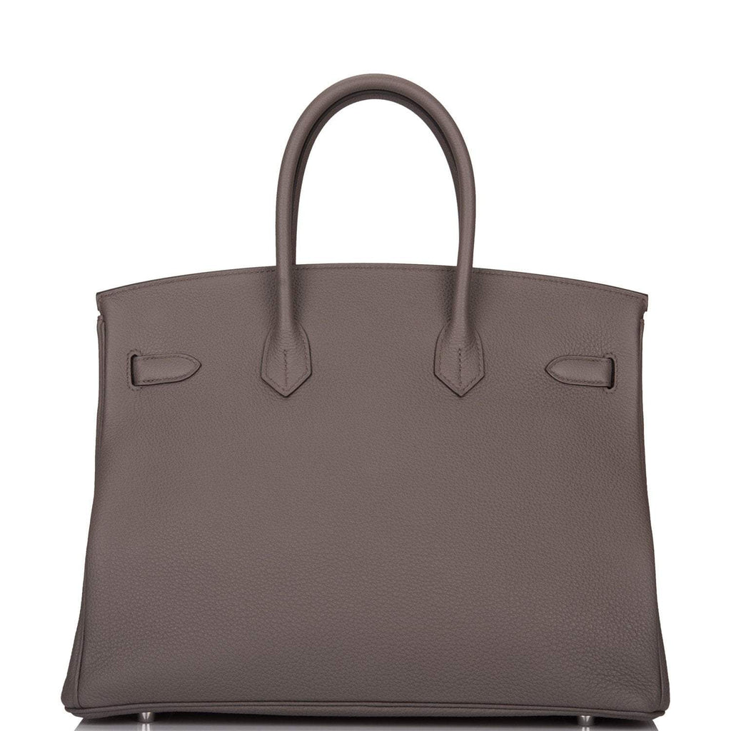 Hermes Birkin 35cm Etain Togo Palladium Hardware