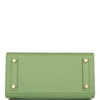 Hermes Birkin Sellier 25 Vert Criquet Epsom Gold Hardware